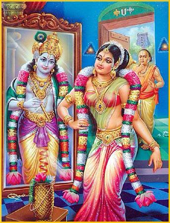 Thiruvadipooram Andal and Rengamannar Kannadi