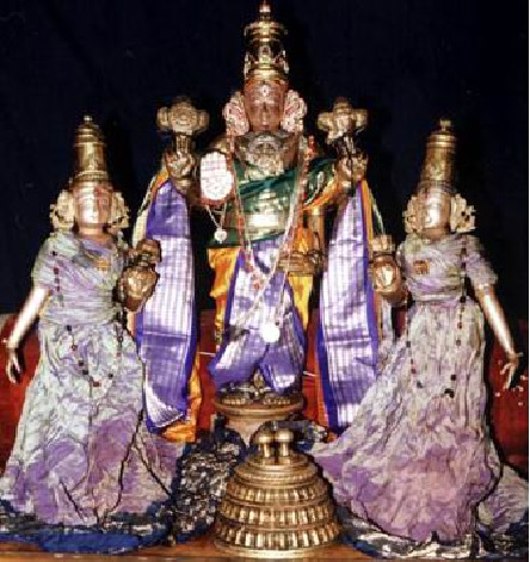 “Thuppul perumal with Sridevi and Bhudevi”