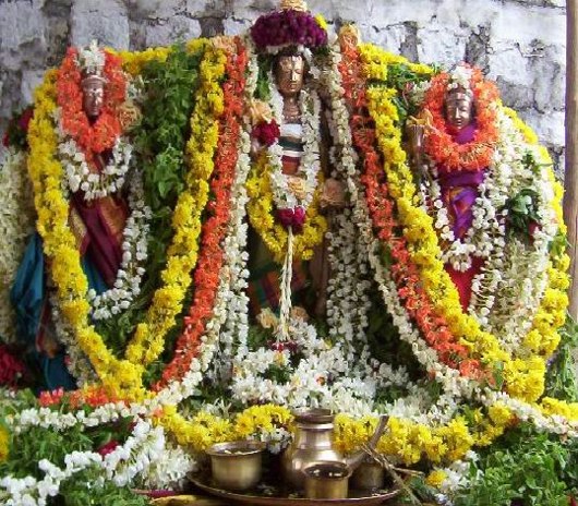 “Sathyagalam perumal with ubhaya naachchimaar”