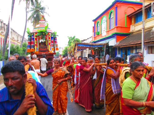 Srirangam Poundarikarpuram ashramam swami desikan thirunakshatram thiruther 2013 -14