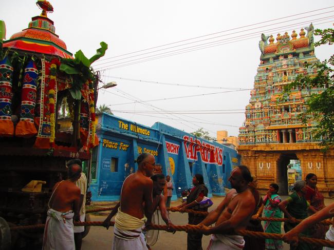 Srirangam Poundarikarpuram ashramam swami desikan thirunakshatram thiruther 2013 -16