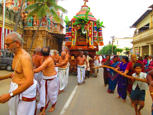 Srirangam Poundarikarpuram ashramam swami desikan thirunakshatram thiruther 2013 -27