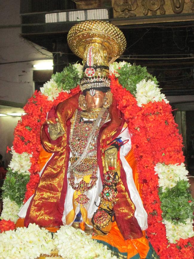 Srirangam Poundarikrapuram Swami Desikan utsavam  yanai vahanam - 2013 -03