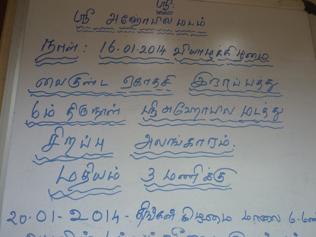 Namperumal Irappathu day 6 Ahobila mutt kaingaryam 2014 -01