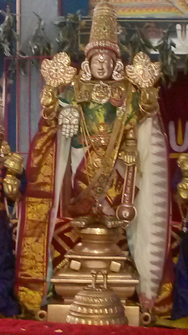 THiruvazhi and Thiruchakram samarpanai at SVDD Mylapore 2014--02