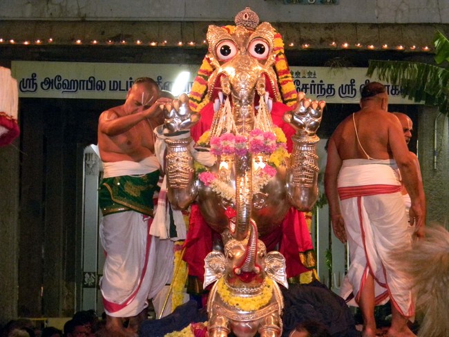 Thiruvallur Thai Brahmotsavam Yali Vahanam  2014 -05