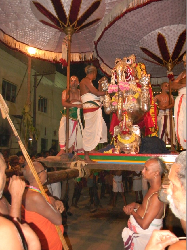 Thiruvallur Thai Brahmotsavam Yali Vahanam  2014 -12
