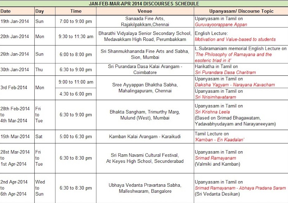 dushyant sridhar schedule