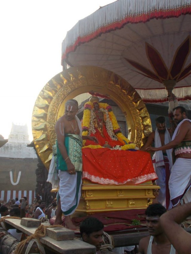 Kanchi Varadharaja  Rathasapthami SUrya Prabhai 2014 -06