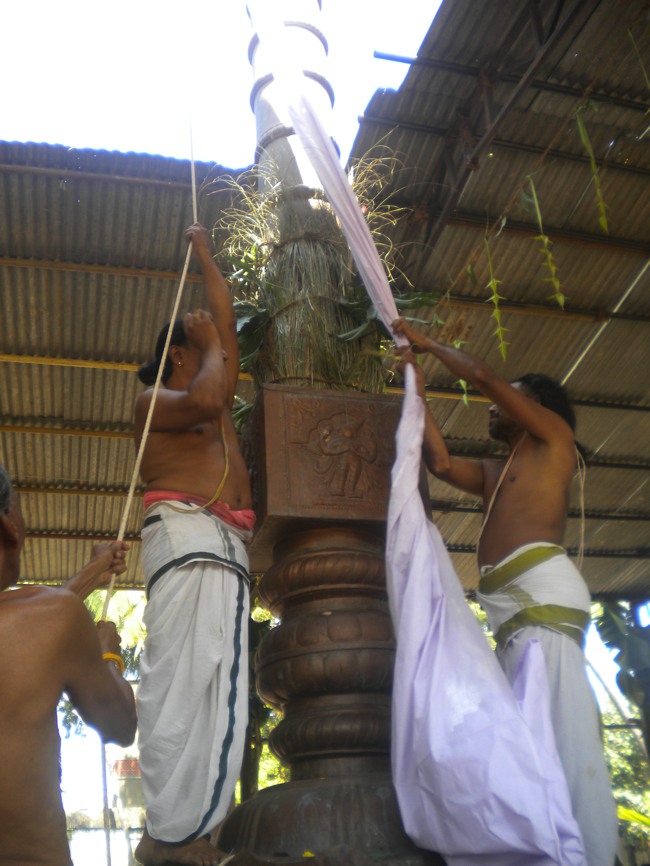 Kumbakonam Sri Chakarapani Temple Masi Magam Dvajarohanam 2014--03
