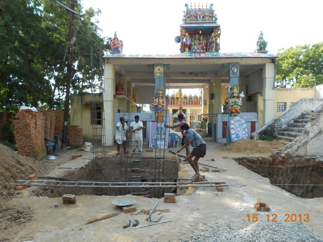 PErumudivakkam Kodhanda Ramasamy Temple Gopura kaingaryam  2014 -05