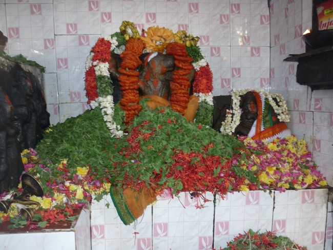 Srirangam Uthra veedhi Anjaneyar Laksharchanai day 3  2014 -06