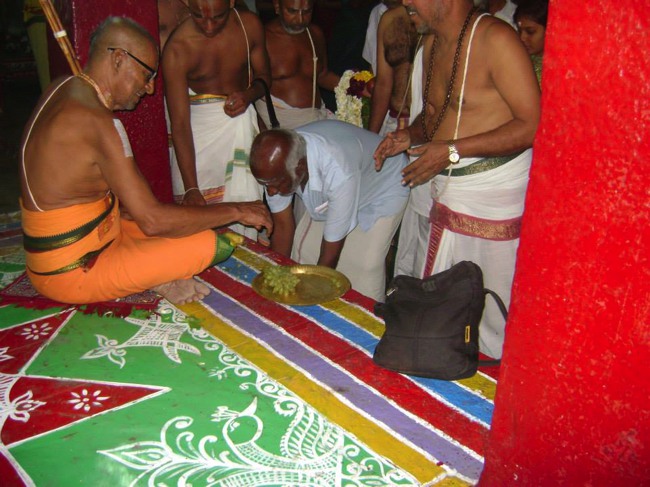 Srivilliputhur Mangalasasanam at Aminjikarai Temple  2014--10