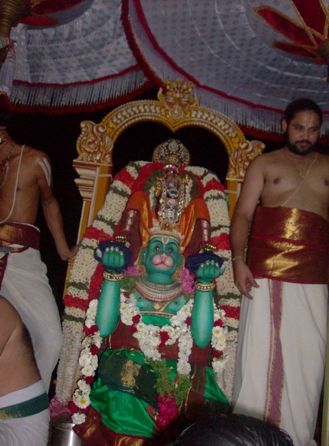 nanganallur sri lakshmi narasimhar Hanumantha vahanam20-day 3