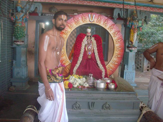 rathasapthami in  nanganallur lakshmi narasimhar navaneetha krishnan temple02020202