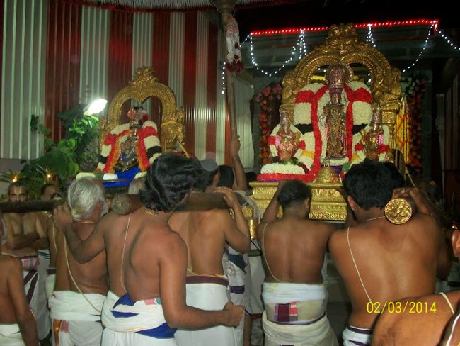 Mylapore Sri Vedantha Desikar Devasthanam Annakoota Uthsavam  Evening Purapadu 02-03-2014 12