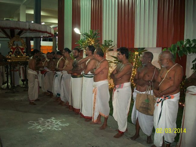 Mylapore Sri Vedantha Desikar Devasthanam Annakoota Uthsavam  Evening Purapadu 02-03-2014 15