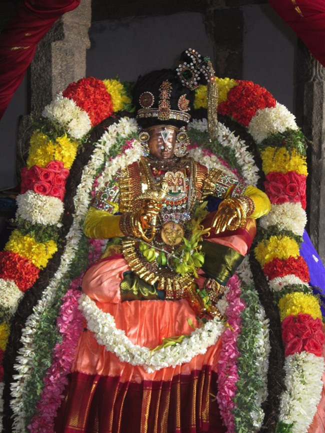 Thirunindravur Brahmotsavam Nachiyar thirukolam  2014--01
