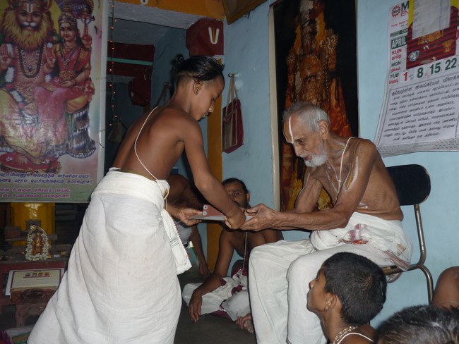 Srirangam Patasala Brahmanas Honoured  2014 -26