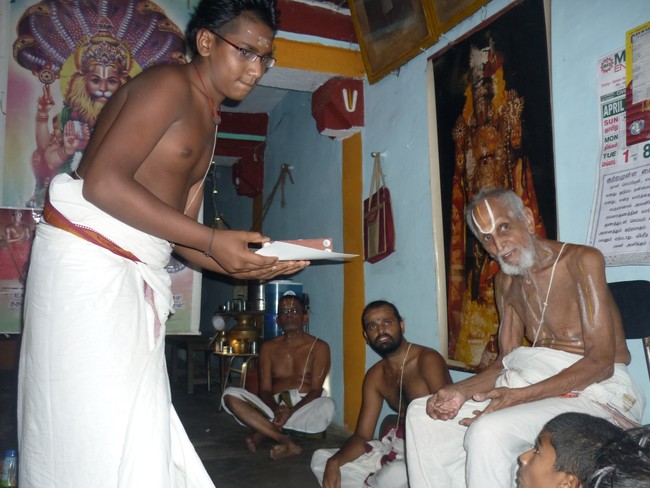 Srirangam Patasala Brahmanas Honoured  2014 -27