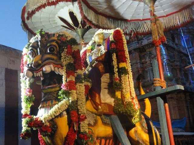 Thirupullani Adhi Jagannathar Brahmotsavam day 2 Simha Vahanam  2014 -04
