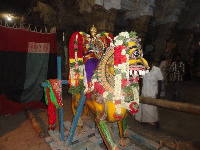 Thirupullani Adhi Jagannathar Brahmotsavam day 2 Simha Vahanam  2014 -05