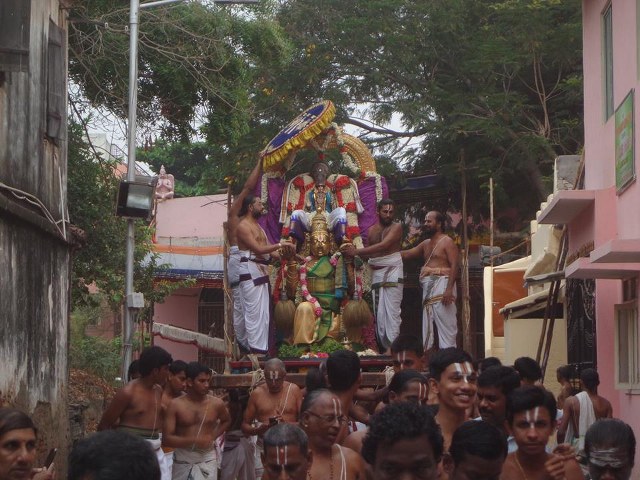 Thiruvallikeni Parthasarathy Perumal temple Rama Navami Utsavam  day 3 2014 -02
