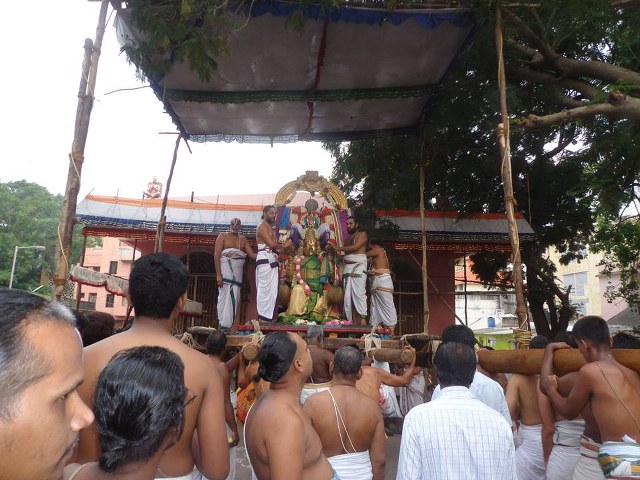 Thiruvallikeni Parthasarathy Perumal temple Rama Navami Utsavam  day 3 2014 -05