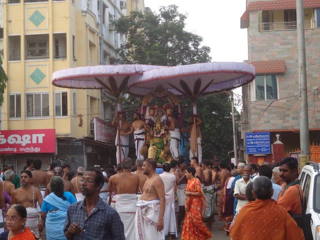 Thiruvallikeni Parthasarathy Perumal temple Rama Navami Utsavam  day 3 2014 -06