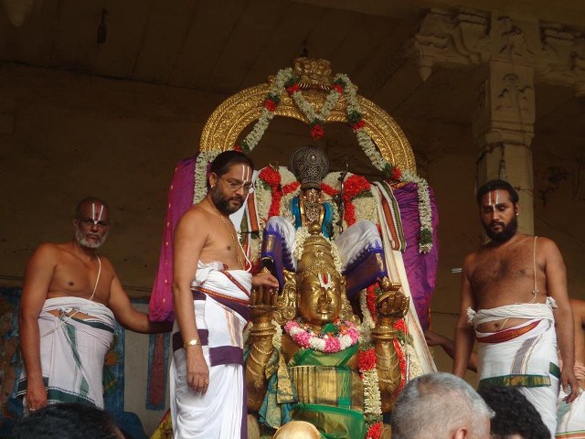 Thiruvallikeni Parthasarathy Perumal temple Rama Navami Utsavam  day 3 2014 -18