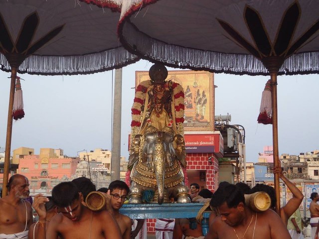 Thiruvallikeni Parthasarathy Temple Ramar Utsavam day 6 2014 -15