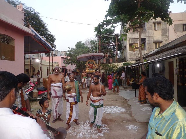 Thiruvallikeni Parthasarathy temple Ramar Utsavam day 2 2014 -07