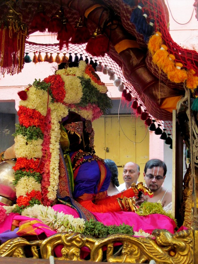 Thiruvallikeni Sri Parthasarathy Perumal Thirukoil Brahmotsavam Day 8 Morning Vennai Thazhi Krishnan 22-04-2014   13