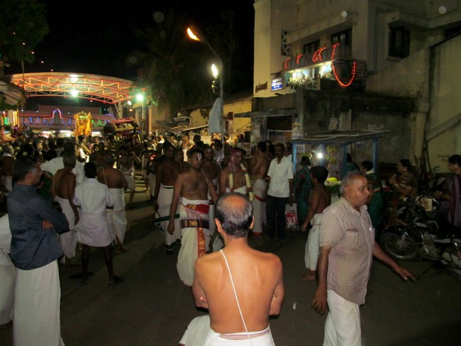 Thiruvallikeni Sri Parthasarathy Perumal Thirukoil Brahmotsavam Day 9 Kannadi  Pallaku 23-04-2014   03