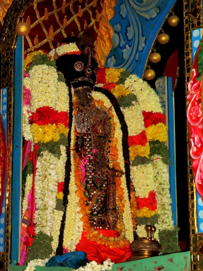 Thiruvallikeni Sri Parthasarathy Perumal Thirukoil Brahmotsavam Day 9 Kannadi  Pallaku 23-04-2014   09