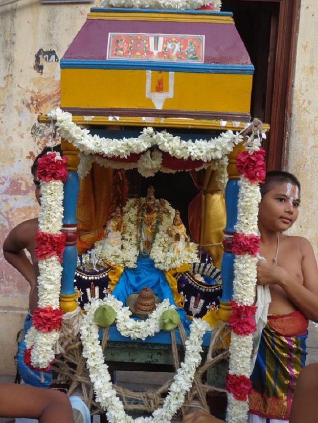 Thiruvallikeni Sri Parthasarthy Perumal Brahmothsavam Anandha Nilya Vimanam48