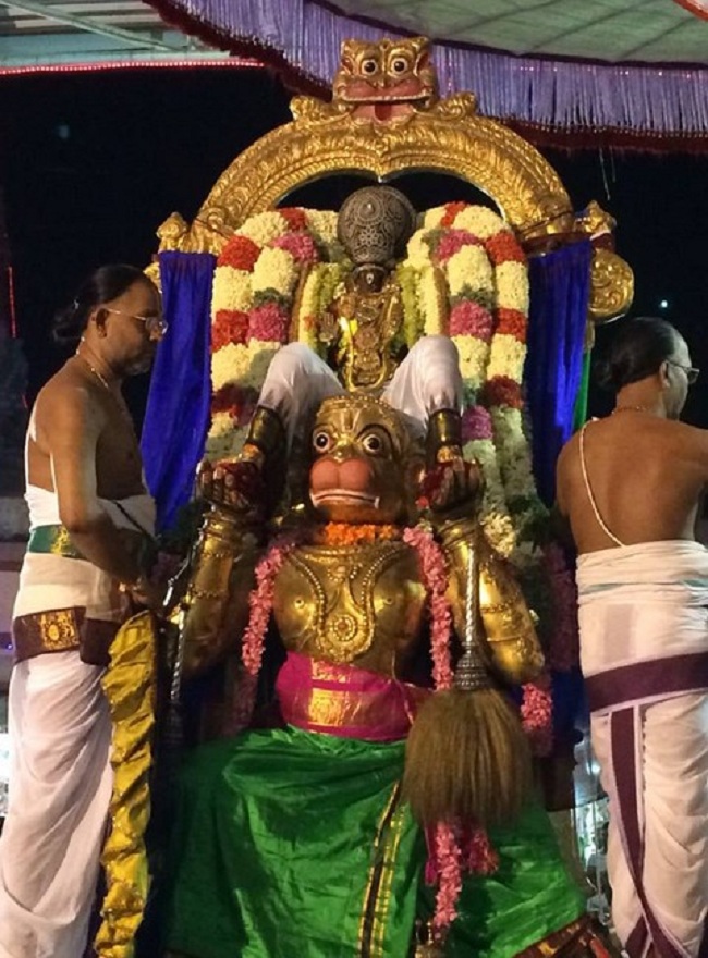 Thiruvallikeni Sri Parthasarthy Perumal Brahmothsavam Hanumantha Vahanam-1