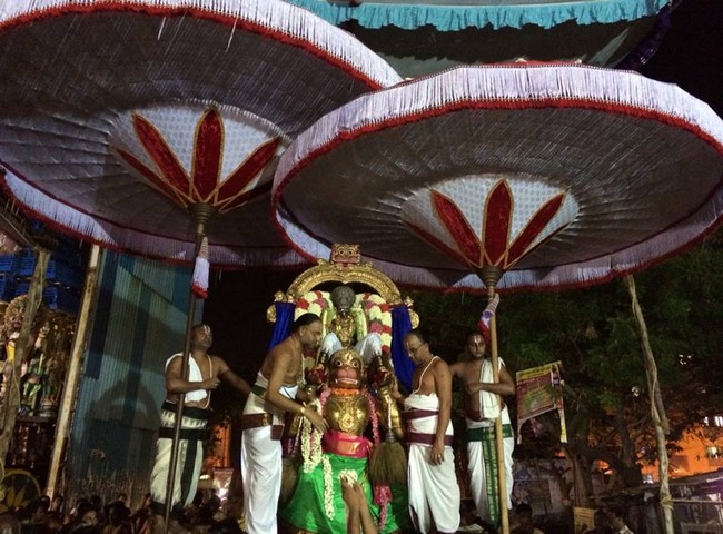 Thiruvallikeni Sri Parthasarthy Perumal Brahmothsavam Hanumantha Vahanam-2