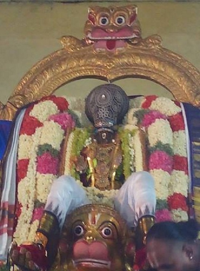 Thiruvallikeni Sri Parthasarthy Perumal Brahmothsavam Hanumantha Vahanam-2