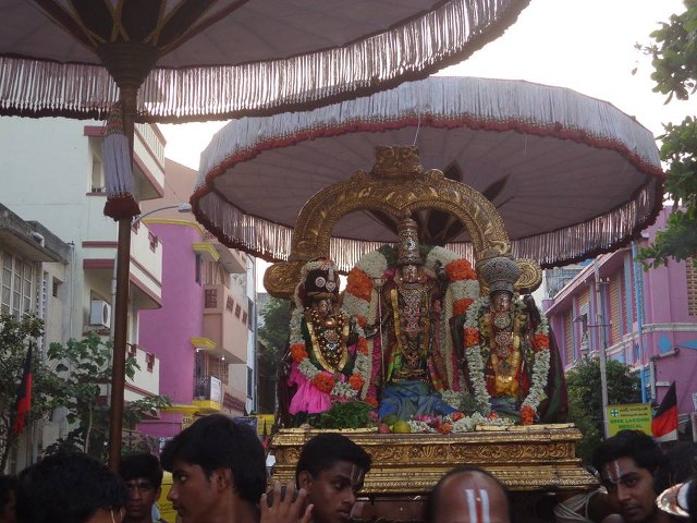Thiruvallikeni Sri Ramar Utsavam day 1  2014 -03