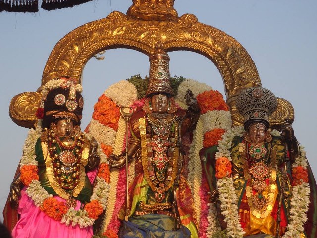 Thiruvallikeni Sri Ramar Utsavam day 1  2014 -04