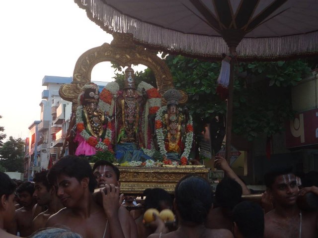 Thiruvallikeni Sri Ramar Utsavam day 1  2014 -09