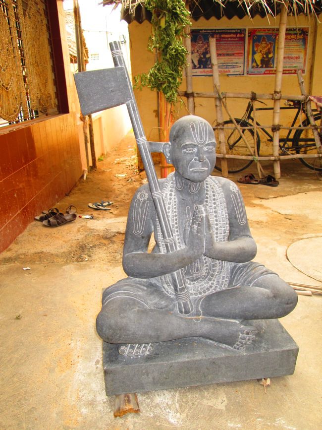 45th Azhagiyasingar Vigraham for Sampraokshanam at Brindavanam 2014--05