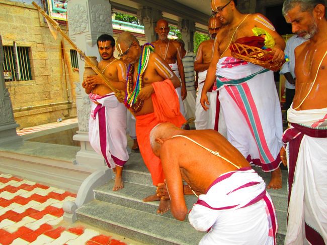 45th Azhagiyasingar Vigraham for Sampraokshanam at Brindavanam 2014--16