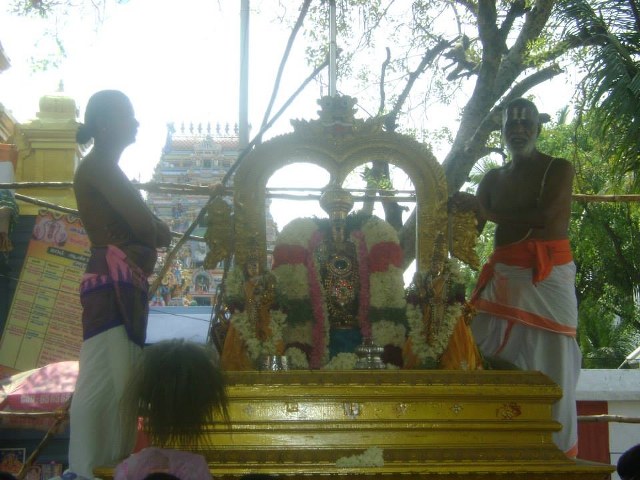 Aminjikarai Sri Prasanna varadaraja Perumal Temple Vaikasi Brahmotsavam Dvajaraohanam 2014 -01