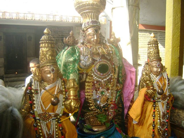 Aminjikarai Sri Prasanna varadaraja Perumal Temple Vaikasi Brahmotsavam Dvajaraohanam 2014 -07