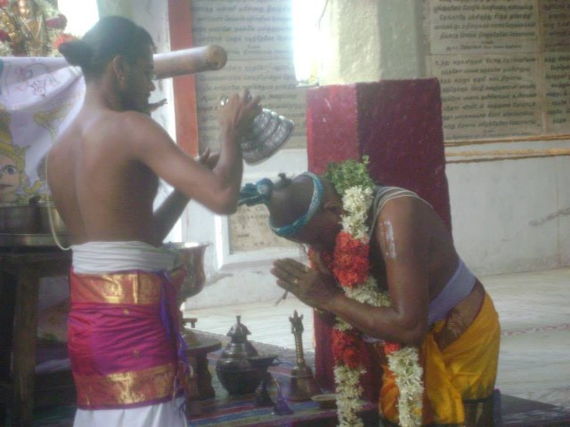 Aminjikarai Sri Prasanna varadaraja Perumal Temple Vaikasi Brahmotsavam Dvajaraohanam 2014 -10