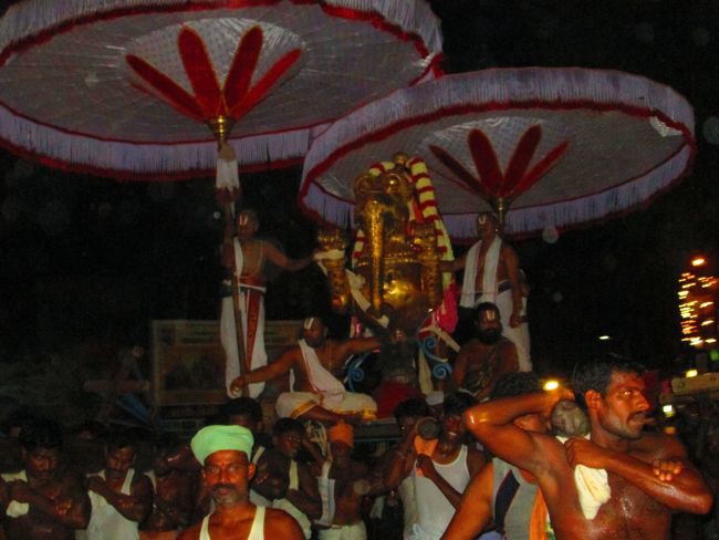 Kanchi varadharaja Perumal Temple Vaikasi Brahmotsavam Yali vahanam  2014--13