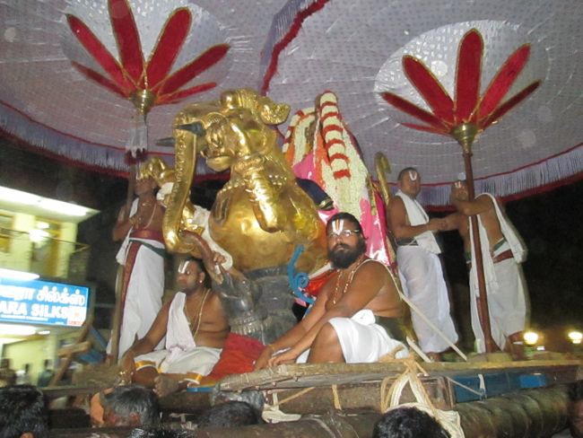 Kanchi varadharaja Perumal Temple Vaikasi Brahmotsavam Yali vahanam  2014--16
