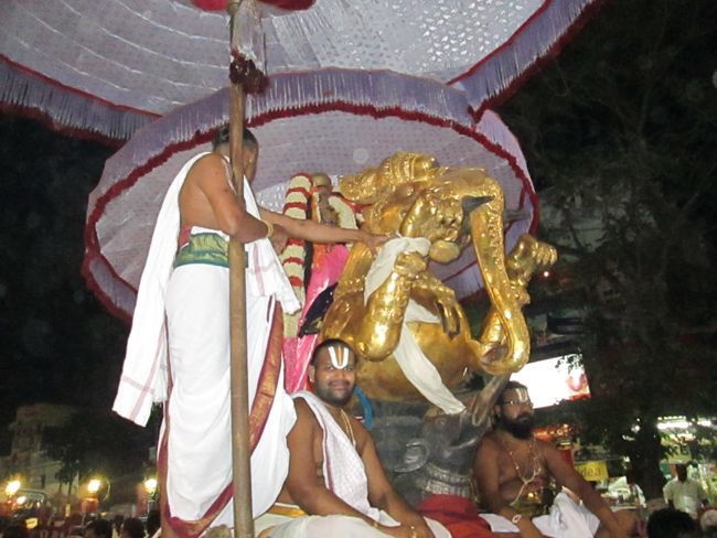 Kanchi varadharaja Perumal Temple Vaikasi Brahmotsavam Yali vahanam  2014--21